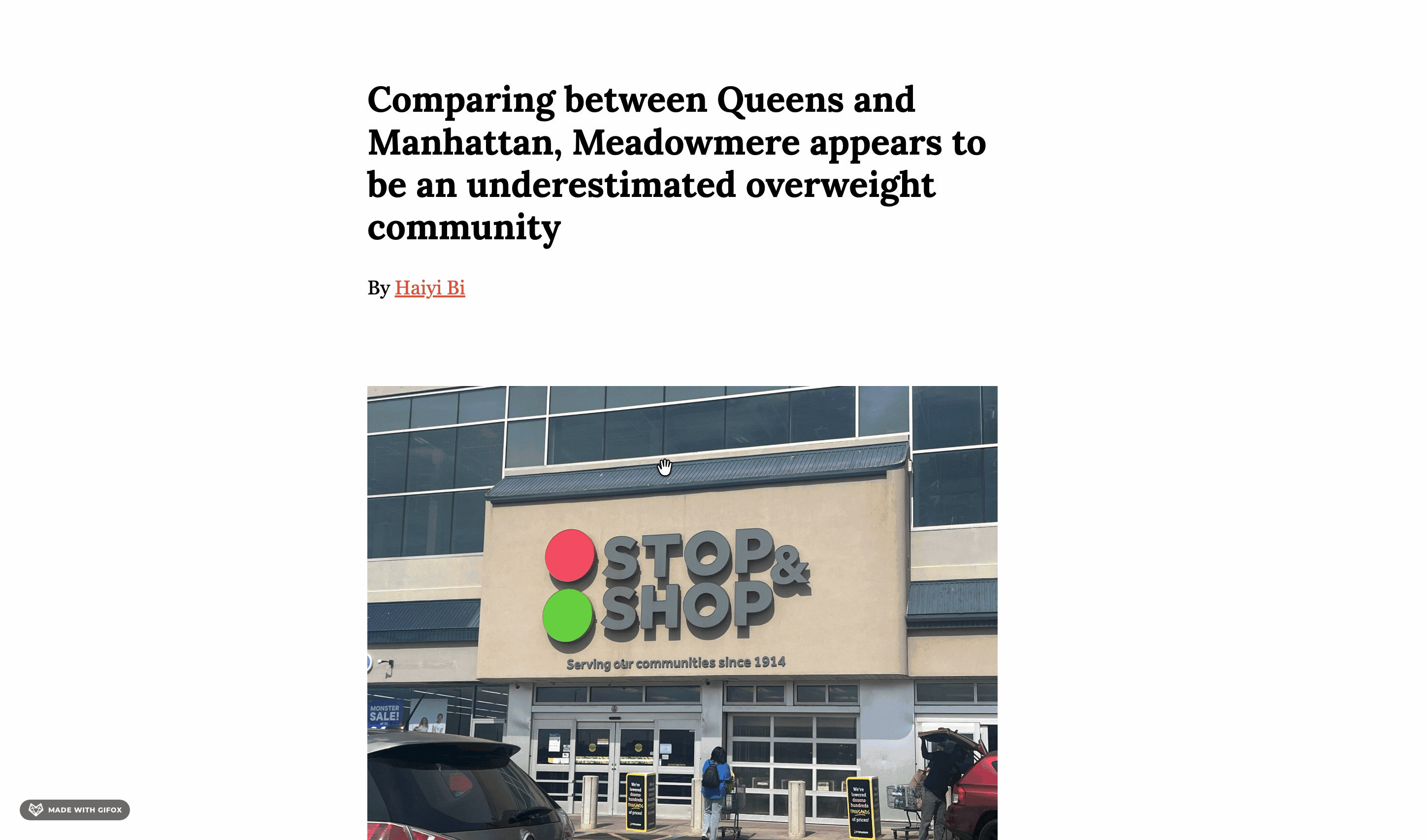 Comparing between Queens and Manhattan, Meadowmere appears to be an underestimated overweight community
